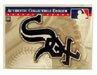 Chicago White Sox Script Sleeve Patch Logo Embroidered Baseball Jersey Patch 5 in. X 3 in. - Major League Baseball MLB Licensed Collectibles Authentic Emblem As Worn By the Pros in MLB