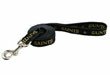 New Orleans Saints NFL Dog Lead or Pet Leash Heavy Duty 6 ft. X 1 in. Wide Dog NFL Football Team Logo Pet Leash, Show Your Team Off at the Dog Walking Park - Treat Your Pet!