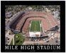 Denver Broncos Mile High Stadium Colorado Aerial Photo 8x10 Poster 8 in. X 10 in. - Nice High Quality 80# Coated Paper NFL Football Sports Stadium Photo on High Quality Thick Poster Paper