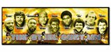 Pittsburgh Steelers THE STEEL CURTAIN Collage NFL Football Sports Photo 12x36 Photo Collectible 12 in. X 36 in. High Quality Glossy Color Panoramic NFL Football Sports Player Photo Collectable