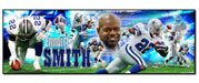 Dallas Cowboys Emitt Smith Collage NFL Football Sports Photo 12x36 Photo Collectible 12 in. X 36 in. High Quality Glossy Color Panoramic NFL Football Sports Player Photo Collectable