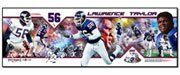 New York Giants Lawrence Taylor Collage NFL Football Sports Photo 12x36 Photo Collectible 12 in. X 36 in. High Quality Glossy Color Panoramic NFL Football Sports Player Photo Collectable
