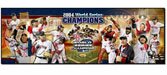 2004 Boston Red Sox World Series Champions Collage MLB Baseball Sports Photo 12x36 Photo Collectible 12 in. X 36 in. High Quality Glossy Color Panoramic MLB Baseball Collectable Sports Photo