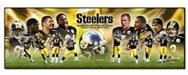 Pittsburgh Steelers Team Collage NFL Football Sports Photo 12x36 Photo Collectible 12 in. X 36 in. High Quality Glossy Color Panoramic NFL Football Sports Player Photo Collectable