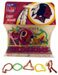 Washington Redskins Team Logo Rubber Bandz 20 NFL Team Office or Home Rubber Bands, Trade, Logo Bandz, or Wear as Bracelets - This is NOT a Silly Bandz - 5 Shapes; Logo, Capital, Player, Helmet and Football