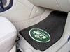 New York Jets NFL Team Logo 2 Piece Car Floor Mat or Rug Set 24 in. X 18 in. Fronts - Dress Up Your Automobile with these High Quality Floor Mats
