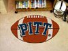 University of Pittsburgh Panthers Pennsylvania NCAA College Team Logo Football Shaped Welcome Floor Rug or Mat 22 in. X 35 in. w/Non-Skid Backing - Put this Baby in Any Room - Dorm Room, Home, Garage, Basement, or Fishing Cabin NCAA Mat - 1718