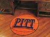 University of Pittsburgh Panthers Pennsylvania NCAA College Team Logo Basketball Shaped Welcome Floor Rug or Mat 29 in. Round w/Non-Skid Backing - Put this Baby in Any Room - Dorm Room, Home, Garage, Basement, or Fishing Cabin NCAA Mat - 1715