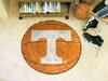 University of Tennessee Volunteers NCAA College Team Logo Basketball Shaped Welcome Floor Rug or Mat 29 in. Round w/Non-Skid Backing - Put this Baby in Any Room - Dorm Room, Home, Garage, Basement, or Fishing Cabin NCAA Mat - 4381