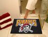 Pittsburgh Pirates MLB Team Logo All-Star Welcome Floor Rug or Mat 34 in. X 44.5 in. w/Non-Skid Backing - Put this Baby in Any Room - Dorm Room, Home, Garage, Basement, or Fishing Cabin