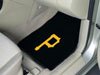 Pittsburgh Pirates MLB Team Logo 2 Piece Car Floor Mat or Rug Set 24 in. X 18 in. Fronts - Dress Up Your Automobile with these High Quality Floor Mats