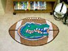 University of Florida Gators Mascot Logo NCAA College Team Logo Football Shaped Welcome Floor Rug or Mat 22 in. X 35 in. w/Non-Skid Backing - Put this Baby in Any Room - Dorm Room, Home, Garage, Basement, or Fishing Cabin NCAA Mat - 4158