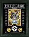 2009 Super Bowl XLIII 43 Champions Logo Pittsburgh Steelers 24Kt Gold Overlay Coin 8x10 Player Collage Photo Double Matted and Framed 14 in. X 18 in. Ready to Hang Collectible Limited Edition 1 of 1,000 - Glass Panel Engraved w/White Etching Pittsburgh Steelers Champions Logo - NFL Football Super Bowl XLIII (43) 2/1/2009 Tampa Bay Florida Sports Collectible - PHOTO1957K