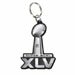 2011 Super Bowl XLV Premium Acrylic Key Chain Super Bowl Trophy Shape - Great on Gym Bags and Backpacks - NFL Super Bowl XLV 2/6/2011 North Texas Sports Collectible - Made in the USA - 72184010