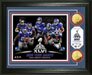 New York Giants NFC Champions Framed Team Photo Mint Limited Edition 1 of 5,000 - 2011 NFC Conference Champions Team 8x10 Photo with 24Kt Gold Flashed Coins - Super Bowl XLVI - Made in USA