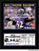 Baltimore Ravens AFC Champions Photo Wood Plaque 12 in. X 15 in. - Celebrate the AFC Championship and Road to Super Bowl XLVII - 8x10 Photo Placed on Black Wood Plaque