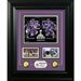 Baltimore Ravens AFC Champions Framed Photo Mint 5 in. X 7 in. Main Photo w/Silverplate 39mm Banner 24KT Gold Overlay Collector Coins Framed and Double Matted Road tothe Super Bowl XLVII - Includes Certificate of Authenticity