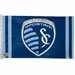 Sporting Kansas City Horizontal Banner Flag 3 ft X 5 ft - MLS Soccer Team Vibrant Colors Hang this Banner Anywhere - Indoor, Outdoor, Garage, Basement Bar, or Tailgate! - Made in the USA - 90550012