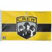 Columbus Crew Horizontal Banner Flag 3 ft X 5 ft - MLS Soccer Team Vibrant Colors Hang this Banner Anywhere - Indoor, Outdoor, Garage, Basement Bar, or Tailgate! - Made in the USA - 15112012