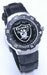 Oakland Raiders Agent Series Quartz Movement Watch Unisex - Metal Case w/Stainless Steel Back, Poly-Urethane Strap, Rotating Bezel, Water Resistant to 3 ATM (99 Feet Deep) - Awesome Gift! - USUALLY SHIPS IN 2-4 WEEKS