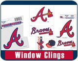 Atlanta Braves MLB Baseball Window Clings or Ultra Decals