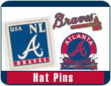 Atlanta Braves MLB Baseball Team Hat Pins