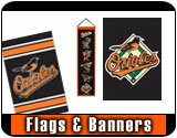 Baltimore Orioles MLB Baseball Team Logo Flags & Banners