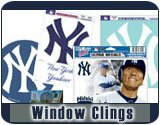 New York Yankees MLB Baseball Window Clings