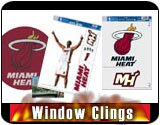 Miami Heat Window Clings