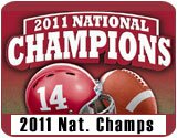2011 National Champions University of Alabama Crimson