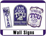 TCU Texas Christian University Wall Signs