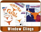 University of Texas Longhorns Window Clings