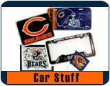 List All Chicago Bears Automobile and Car Licensed Merchandise