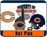 Chicago Bears NFL Team Logo Hat Pins