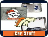 List All Denver Broncos NFL Football Car and Automobile Merchandise