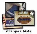 List All San Diego Chargers NFL Football Rugs and Mats