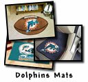 Miami Dolphins NFL Football Floor Mats and Carpet
