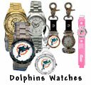 Miami Dolphins NFL Football Fan Watches