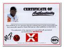 Dante Hall's Certificate of Authenticity