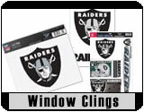 Oakland Raiders Window Clings