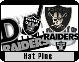 Oakland Raiders NFL Football Hat Pins