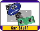 List All Baltimore Ravens Automobile and Car Licensed Merchandise