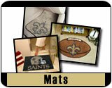 New Orleans Saints NFL Football Floor Mats