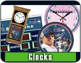 Seattle Seahawks NFL Football Wall Clocks