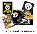Pittsburgh Steelers NFL Football Flags and Banners