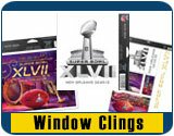 Super Bowl XLVII Window Clings