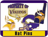 Minnesota Vikings NFL Football Hat Pins or Lapel Pins Collectibles