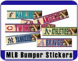 MLB Baseball Car Bumper Stickers