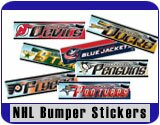 NHL Hockey Car Bumper Stickers