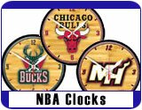 NBA Basketball Sports Team Logo Clocks